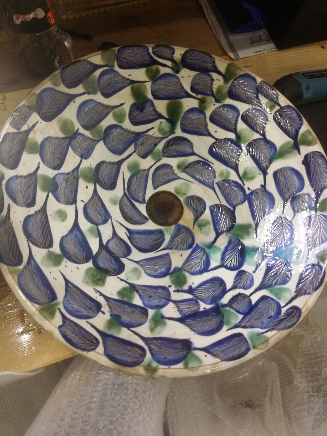 Pottery plate