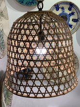 Load image into Gallery viewer, WICKER CEILING LIGHT
